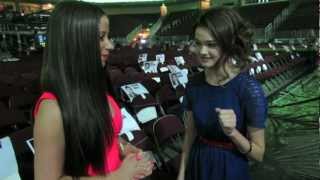 Big Time Rush Interview with Ciara Bravo [upl. by Ahsaetan479]