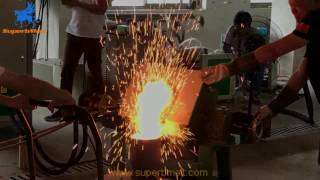 20kg iron melting furnace test in factory [upl. by Mukul563]