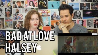 HALSEY  Bad At Love  REACTION [upl. by Aneles346]