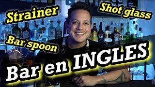 💡TIENES QUE APRENDER INGLES  Utensilios del BAR en INGLES 🚨 [upl. by Ileana]