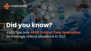 Fellowship in Critical Care Medicine  MedvarsityOnlineLtd [upl. by Nosnev]