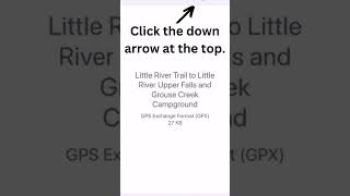 How To Add Alltrails Maps To Garmin Instinct Watch backpacking hikingtips hiking shorts [upl. by Tamaru]