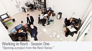 How to open a project from the Revit Server [upl. by Bergeron739]