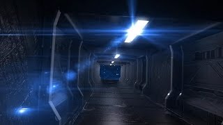 Green Screen Corridor Alien Spacecraft Space Stars HD  Footage PixelBoom [upl. by Ahsennod]