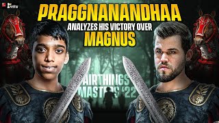 quotI woke up my parents after beating Magnus Carlsenquot  Praggnanandhaa  Airthings Masters 2022 [upl. by Adamis402]