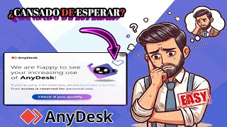 🔄 ¿Cómo Resetear AnyDesk y 🚫 Quitar el Molesto Mensaje de Espera [upl. by Celik]