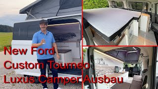 New Ford Custom Tourneo Luxus Camper  bestes Camper Bett und riesiger Wohnraum [upl. by Latsyek612]