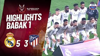 HIGHLIGHTS SEMIFINAL REAL MADRID VS ATLETICO MADRID  SUPERCOPA DE ESPANA 20232024 [upl. by Drona]