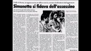 Delitto via Poma quotSimonetta si fidava dellassassinoquot La Stampa 17 Agosto 1990 [upl. by Annwahsal]