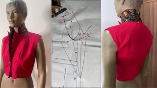 HOW TO MAKE A SHAPED REVER OR A SHAPED LAPEL WITH A NOTCHED COLLAR [upl. by Baelbeer]