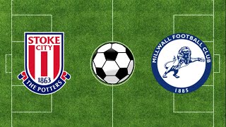 Stoke City vs Millwall  EFL Championship 2324  Football Simulation PES 21 [upl. by Ibrad]