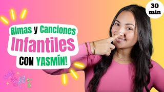 Spanish baby learning  Señorita Yasmín  Kid songs amp nursery Rhymes  Canciones y Rimas infantiles [upl. by Flowers318]