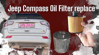 Jeep Compass Oil Filter Replace ll Oil Filter Replacement ll [upl. by Longo]