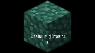 Minecraft Create Tutorial 1 what is veridium for [upl. by Francklin]