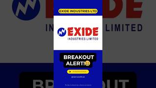 Exide Industries Breakout Done 🤑 EV Sector Stocks 2024  Best EV Sector Stocks exideindustries [upl. by Fabri]