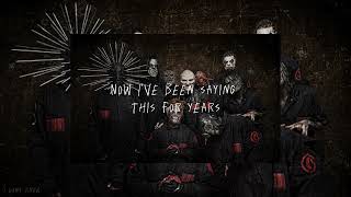 Slipknot  custer  sped up   lyrics [upl. by Baird678]