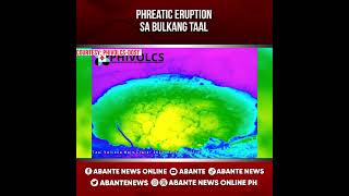 Phreatic eruption sa Bulkang Taal [upl. by Volney791]