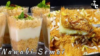 Nawabi Semai Recipe  Eid Special  Crispy amp Creamy Dessert [upl. by Kerwinn]