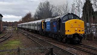 37800 again through Stourbridge Jn with 319367 and 384 off for scrap at Newport wonderful sound [upl. by Notterb]