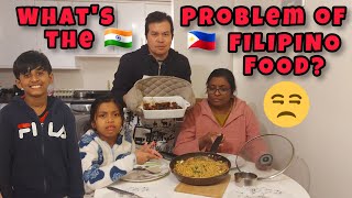 WHAT IS THE PROBLEM OF MY FILIPINO FOOD Filipino Indian Family Life in the UK 🇬🇧 [upl. by Cowden]