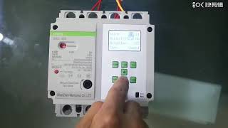 M3EL auto reclosed MCCB with adjusted current [upl. by Port]