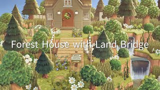 【あつ森】緑生い茂る自然島 案内所横の家  Forest House  Animal Crossing New Horizons [upl. by Jemmie565]