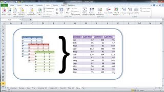 Use the Consolidate Feature to Combine Data [upl. by Atkins]