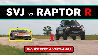 Lamborghini Aventador SVJ Vs 1000HP Hennessey Raptor R Did We Spec A Venom F5 [upl. by Awhsoj]