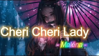 Cheri Cheri Lady  Maléna  Vietsub  Lyrics  TikTok [upl. by Eenar]