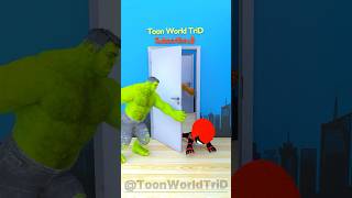 🤔 Why Did SpiderMan Fall When Hulk Tripped Over the Door 🚪😂 gta [upl. by Lorrad]