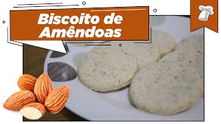 BISCOITO DE AMÊNDOAS  Cozinhando com Cabeça [upl. by Olaznog366]