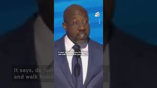 Sen Raphael Warnock Schools Donald Trump on the Bible [upl. by Atinauj]