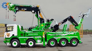 The Most Advanced Tow Trucks you have to see ▶ Knuckle Boom Cranes [upl. by Ahseel]