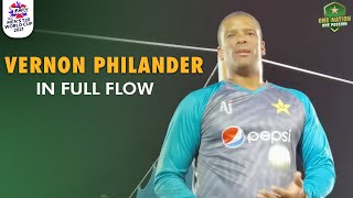 Pakistan Bowling Consultant Vernon Philander In Full Flow 😍  PCB  MA2E [upl. by Pellegrini254]