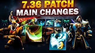 Dota 2 NEW 736 Patch  Main Changes [upl. by Pega]