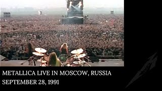 Metallica  Live in Moscow Russia September 28 1991  Tushino Airfield [upl. by Eehsar182]