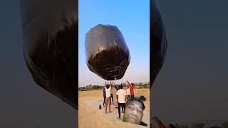 MRINDIANHACKER We Built Bigest Balloon In the Air  kiteflying balloon crazyfly balloonist [upl. by Larkin355]