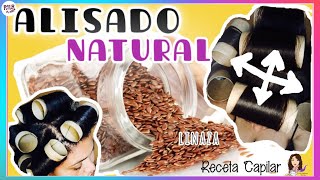 Cómo Alisar el cabello  Alisado Natural Fácil y Rápido [upl. by Aneen]