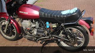 Moto Guzzi 1000 SP 1982 tear down for renovation [upl. by Eugen]