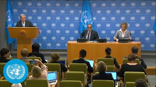 Artificial Intelligence Press Conference  United Nations [upl. by Edna78]