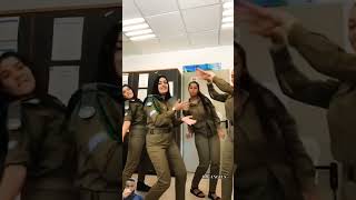 Israel girls army funny dance Israel girls army attitude status myisrael isreal haifa trending [upl. by Waylon26]