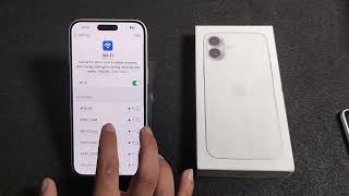 how to connect WiFi network in iphone 16  iphone me WiFi network connect kaise kare [upl. by Buxton]