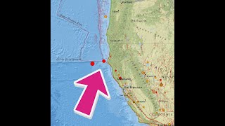 50 Earthquake off Northern California Coast FRI night 11102023 [upl. by Neehsar]