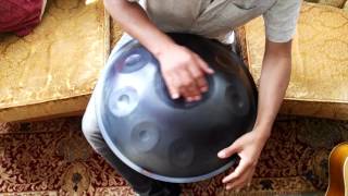 Opsilon Handpan Prototype Video 3  improvisation  Akebono Scale [upl. by Florida]