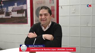 Ignacio Nacho Palacios Candidatura de Romina López UNNOBA Carreras [upl. by Aierdna327]