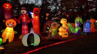 Halloween Inflatable display 2024 [upl. by Letsirc]