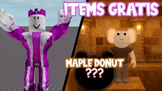 COMO CONSEGUIR la CORONA DE LA LOCURA y ROPA en PIGGY MAPLE DONUT GRATIS  EVENTO READY PLAYER TWO [upl. by Namijneb]