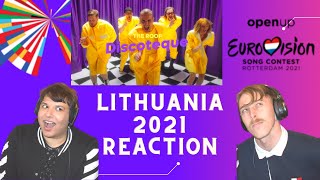 Lithuania  Eurovision 2021 Reaction  The Roop  Discoteque [upl. by Kate33]