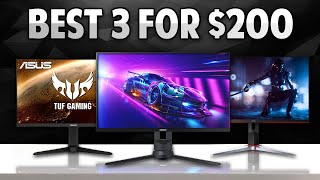 BEST 3 Gaming Monitors For 200 May 2022 [upl. by Budworth]