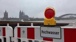 Köln Hochwasser am Rhein 14072021 [upl. by Nedloh957]